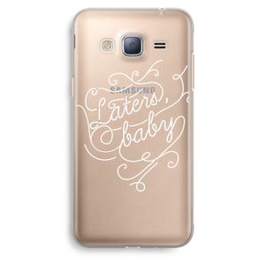 Laters, baby: Samsung Galaxy J3 (2016) Transparant Hoesje