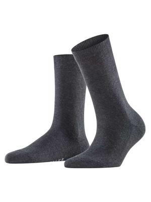 FALKE - Sokken - Family - Dames - Anhtracite Melange - 3089, Maat:39-42