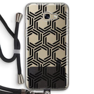 Geometrisch patroon: Samsung Galaxy A5 (2017) Transparant Hoesje met koord