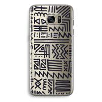 Marrakech print: Samsung Galaxy S7 Edge Transparant Hoesje - thumbnail