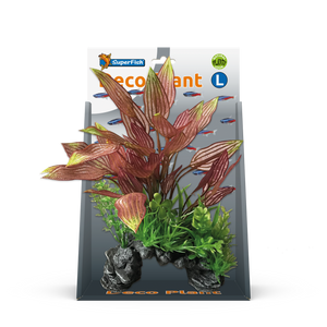 Superfish Deco Plant L Henkelianus - Kunststof Aquariumplant, Onderhoudsvrij en Visveilig