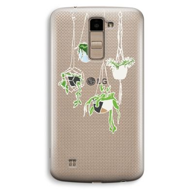 Hang In There: LG K10 (2016) Transparant Hoesje