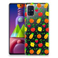 Samsung Galaxy M51 | Siliconen Case | Fruits