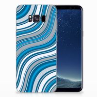 Samsung Galaxy S8 Plus TPU bumper Waves Blue