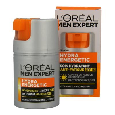 Men Expert Hydra energetic hydraterende gezichtscreme SPF15