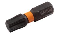 Bahco Torsiebit 1/4" | heavy-duty | voor TORX® schroeven | gekleurd | T30 x 25 mm - retailverpakking - 66IM/T30C-2P