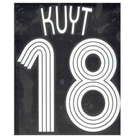 Officiële Kuyt 18 Champions League Bedrukking Set Liverpool Thuisshirt 2006-2007