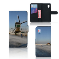 Alcatel 1B (2020) Flip Cover Schaatsers