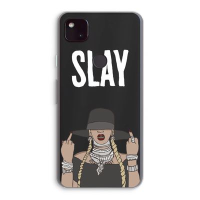 Slay All Day: Google Pixel 4a 5G Transparant Hoesje