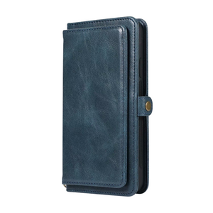 iPhone 15 Pro Max hoesje - Bookcase - Afneembaar 2 in 1 - Backcover - Pasjeshouder - Portemonnee - Kunstleer - Blauw