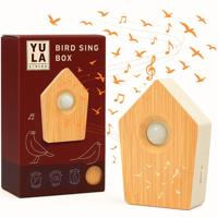 Deluxa Geluidbox met Vogelgeluiden - Met Sensor - Houtlook