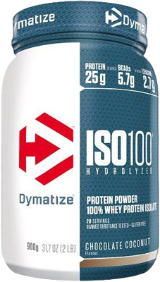 Dymatize ISO 100 Hydrolyzed Chocolate Coconut (900 g)