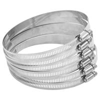 VidaXL Slangklemmen 6 stuks 91-110 mm roestvrij staal 304