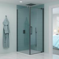 Crosswater Optix Draaideur - 80cm - Gunmetal OXWPTC0800