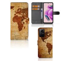Xiaomi Redmi Note 12S | Flip Cover | Wereldkaart