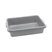 Afruimbak polypropyleen grijs
