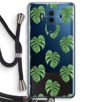 Monstera leaves: Huawei Mate 10 Pro Transparant Hoesje met koord