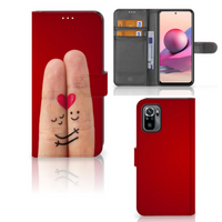 Xiaomi Redmi Note 10S | 10 4G | Poco M5s Wallet Case met Pasjes Liefde - Origineel Romantisch Cadeau