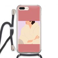 Cosy: iPhone 7 PLUS Transparant Hoesje met koord