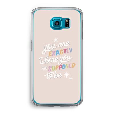 Right Place: Samsung Galaxy S6 Transparant Hoesje