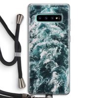 Zee golf: Samsung Galaxy S10 Plus Transparant Hoesje met koord