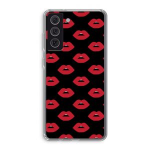 Lips: Samsung Galaxy S21 FE Transparant Hoesje