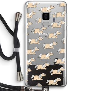 Ponys: Samsung Galaxy S9 Transparant Hoesje met koord
