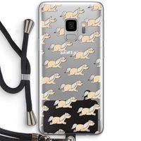 Ponys: Samsung Galaxy S9 Transparant Hoesje met koord