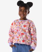 HEMA Kindersweater bloemen lavendel (lavendel)