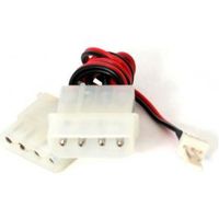 StarTech.com 15cm (6inch) TX3 to Large Internal Power LP4 CPU Fan Adapter Cable