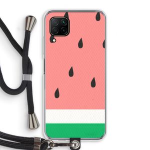 Watermeloen: Huawei P40 Lite Transparant Hoesje met koord
