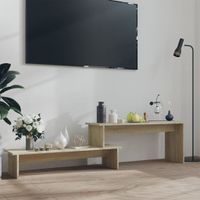 Tv-meubel 180x30x43 cm spaanplaat sonoma eikenkleurig - thumbnail