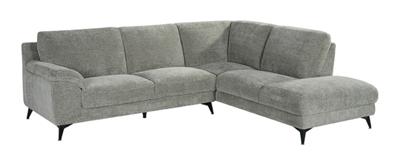 LABEL51 Loungebank 'Santino' Rechts, Elite stof, kleur Stone