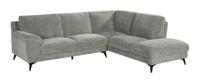 LABEL51 Loungebank 'Santino' Rechts, Elite stof, kleur Stone