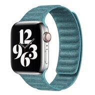 Denim nylon bandje - Lichtblauw - Geschikt voor Apple Watch 38mm / 40mm / 41mm / 42mm Denim nylon bandje - Lichtblauw - Geschikt voor Apple Watch 38mm / 40mm / 41mm / 42mm
