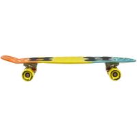 Choke Jim Tricolor skateboard 71 cm blauw geel oranje