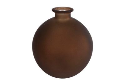 Vaas Artemis S mat bruin glas 16x16x18cm