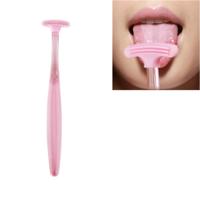 Tongue Scraper Cleaner Oral Tongue Clean Health Tool(Pink)