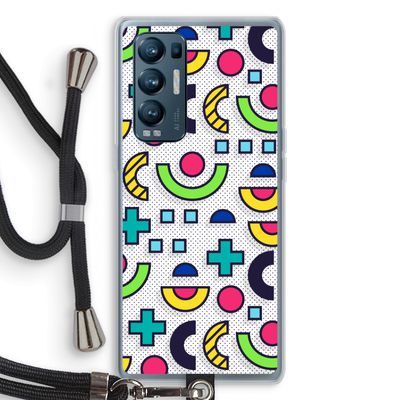 8-bit N°6: Oppo Find X3 Neo Transparant Hoesje met koord