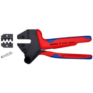 Knipex Knipex-Werk 97 43 66 1 stuks 0.5 tot 6 mm² Incl. verwisselbare krimpinserts