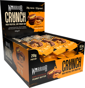 Warrior Crunch Bar Dark Chocolate Peanut Butter (12 x 64 gr)