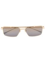 Valentino Eyewear lunettes de soleil Rockstud à monture pilote - Or