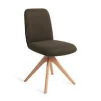 Jesper Home Eetkamerstoel 'Taiwa' Revolve Oak Natural, kleur Jungle Jewel