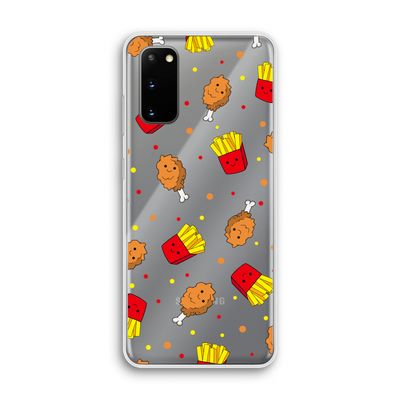 Chicken 'n Fries: Samsung Galaxy S20 Transparant Hoesje