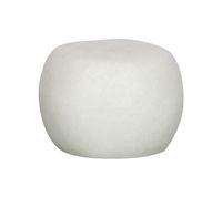 vtwonen Bijzettafel Pebble Betonlook, 50cm - Wit - Rond