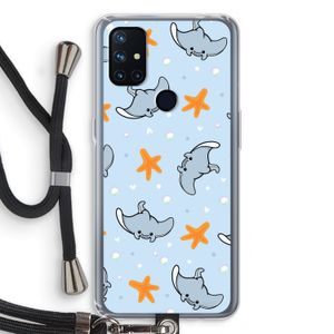 Manta: OnePlus Nord N10 5G Transparant Hoesje met koord