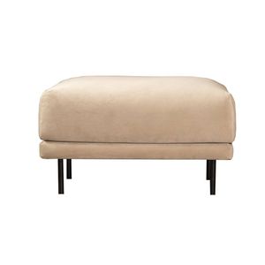 Bronx71 Hocker Denver velvet beige.