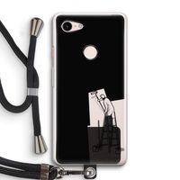 Musketon Painter: Pixel 3 Transparant Hoesje met koord