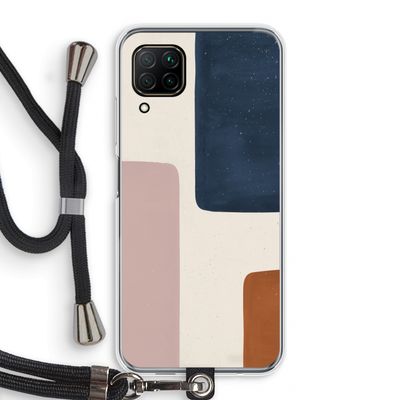 Geo #5: Huawei P40 Lite Transparant Hoesje met koord