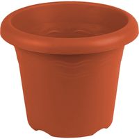 Terra cotta ronde plantenpot/bloempot kunststof diameter 30 cm   -